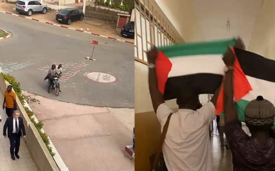 طلاب جامعة “UCAD” السنغالية يطردون سفير الاحتلال  