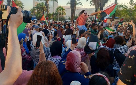 فعالية تضامنية مع فلسطين في جزيرة سردينيا الإيطالية