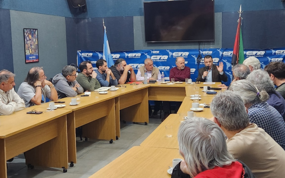 قيادات نقابية تدعم الشعب الفلسطيني وتطالب بحماية حقوقه