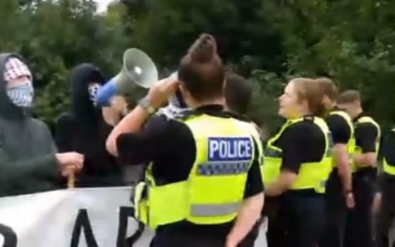 للأسبوع الثاني على التوالي أنصار فلسطين يغلقون مصنع شيفيلد لطائرات إف-35