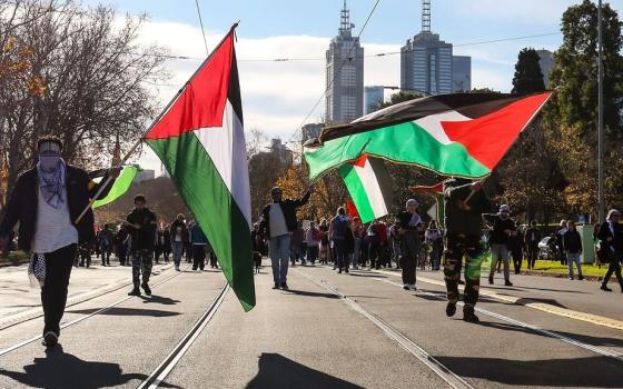 احتجاج في ملبورن ضد العدوان على إيران والإبادة بغزة