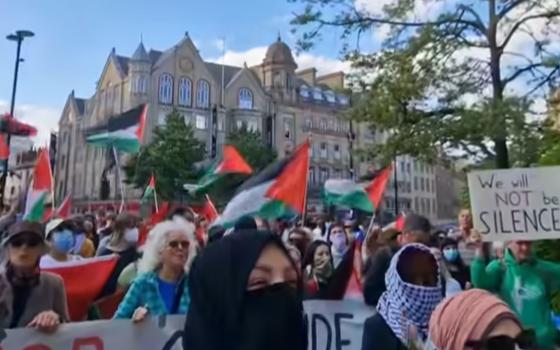 “وقفة داعمة لحركة فلسطين في “شيفلد