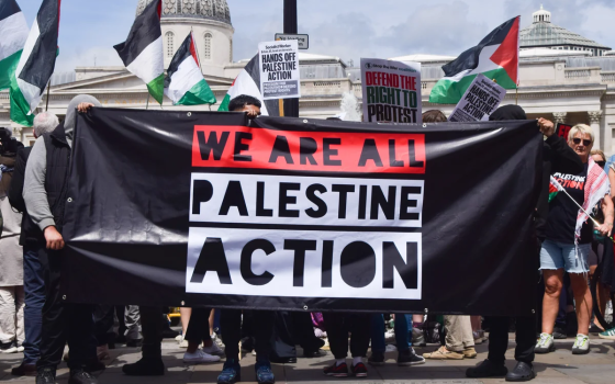 "تصنيف حركة فلسطين كمنظمة إرهابية يستند إلى تعريف فضفاض يهدد التظاهر السلمي."  فولكر تورك، المفوض السامي لحقوق الإنسان في الأمم المتحدة  