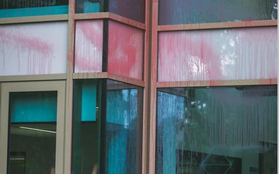 رغم حظرها.. "حركة فلسطين" تستهدف مبنى ستيفنسون في جامعة نيوكاسل