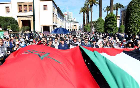 مظاهرات في 58 مدينة مغربية دعمًا لغزة
