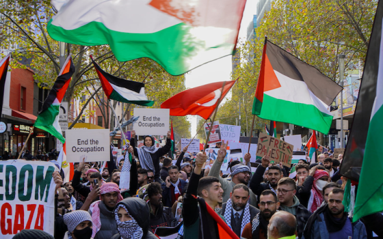 أنصار فلسطين يقاطعون اجتماع بحضور رئيس وزراء نيو ساوث ويلز