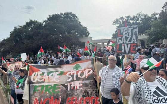 تنديدًا بالتجويع والإبادة.. تظاهرة حاشدة بولاية دالاس الأمريكية