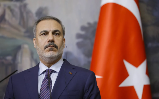 "الحكومة الإسرائيلية لا تريد السلام وتسعى لمحو الشعب الفلسطيني من أرضه، وغزة ستبقى للفلسطينيين"  هاكان فيدان، وزير الخارجية التركي