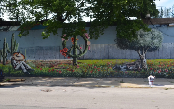 شوهت جدارية تضامنية! تهمتان بجرائم كراهية ضد امرأة اعتدت على متضامنين بفلسطين