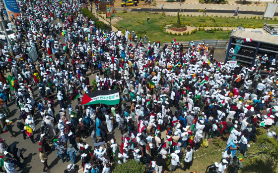 احتجاجات في السنغال تضامناً مع فلسطين ومطالبة بوقف الإبادة