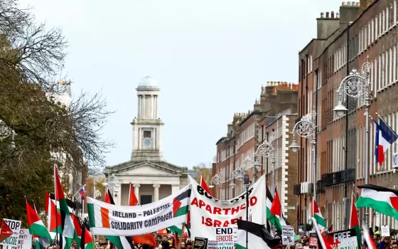 مظاهرات حاشدة في مارغيت ودبلن تضامنًا مع فلسطين