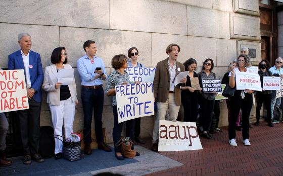 تقيد دعم فلسطين.. احتجاج أكاديمي في كولومبيا ضد صفقة ترامب