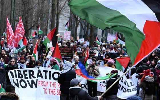 مدينة جينت البلجيكية تنتفض تضامنًا مع "أسطول الصمود"