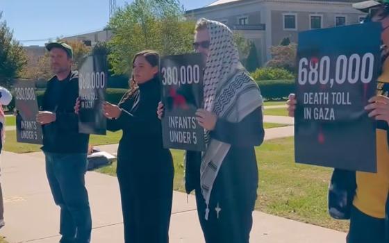 محتجون في ناسو يؤكدون استمرار التضامن مع غزة رغم ادعاءات التهدئة