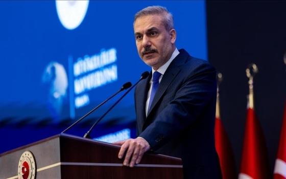 هاكان فيدان: جرائم إسرائيل في فلسطين وصمة عار في جبين الإنسانية  