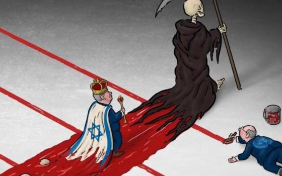 رسام هولندي يفوز بجائزة الكاريكاتير الأوروبية عن عمل يفضح جرائم الاحتلال