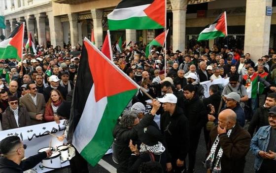 نصرًة لغزة .. مظاهرة تضامنية بالمغرب تنديدًا بانتهاك الاحتلال لوقف إطلاق النار