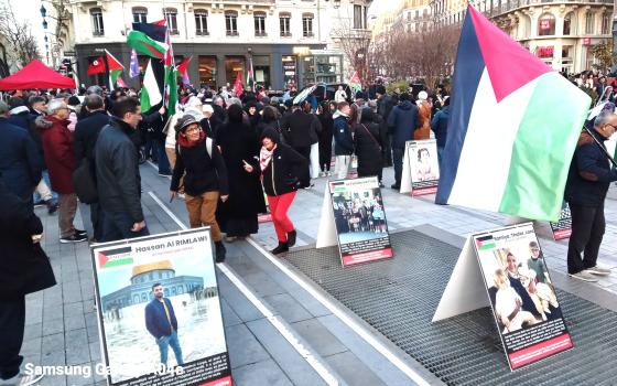 احتجاج في ليون يطالب بإنهاء الإبادة وفرض عقوبات على الاحتلال