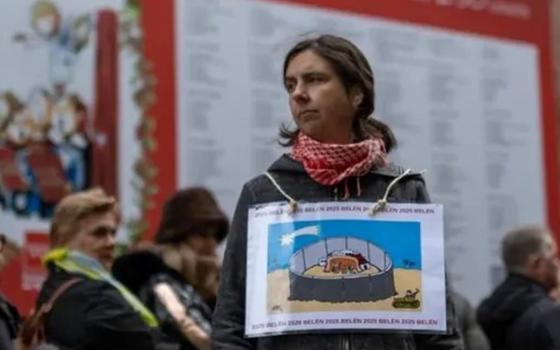 مظاهرة بمدريد تنديدًا بالدعم الأوروبي للاحتلال