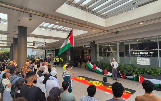 احتجاج أسترالي رفضًا لزيارة رئيس كيان الاحتلال