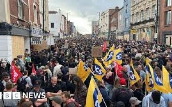 استهداف مبنى وزارة العدل ببريطانيا واحتجاج أمام "BBC" في بريستول...احتجاجات أمام "كارفور" في إسبانيا و "ماكدونالدز" في بلجيكا