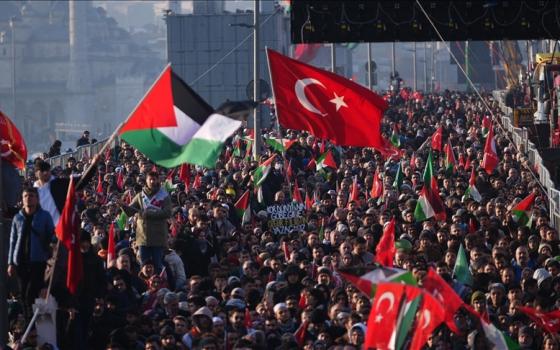 احتجاج في أنقرة يدين خروقات الاحتلال لاتفاق وقف إطلاق النار بغزة