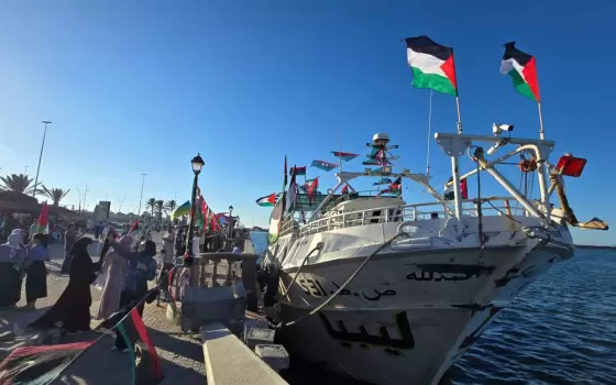 المعتقلين منذ 20 يومًا.. أسطول الصمود يُصدر بيانًا تضامنيًا مع أعضائه
