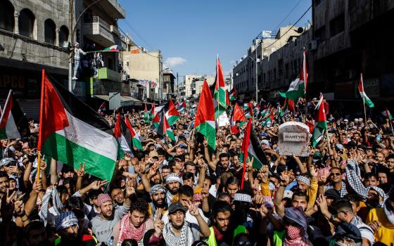 "اوقفوا تمويل السندات الإسرائيلية" احتجاج في دبلن أمام البنك المركزي الأيرلندي