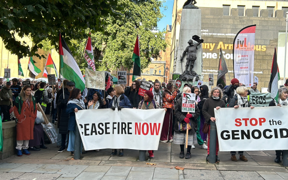 احتجاج بريطاني ضد دعم حزب الإصلاح للاحتلال