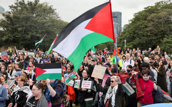 احتجاج أسترالي يطالب بمحاسبة الاحتلال على الجرائم بحق الأسرى