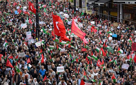 لإحياء الذكرى الـ78 .. تظاهرات حاشدة في عواصم عالمية للتنديد بحرب الإبادة الجماعية