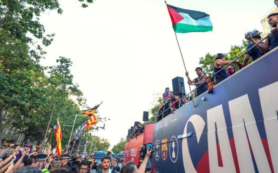 تقديرًا لموقفه التضامني.. الاتحاد الفلسطيني لكرة القدم يشكر لامين يامال على رفعه علم فلسطين
