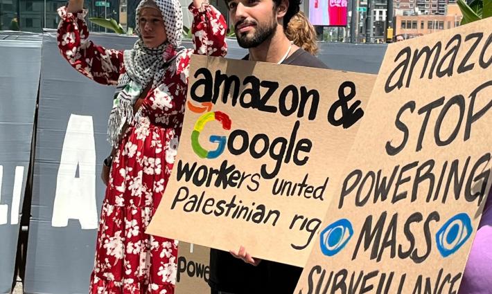 دعوات للتظاهر بكاليفورنيا رفضًا لتعاون جوجل مع الاحتلال🤚