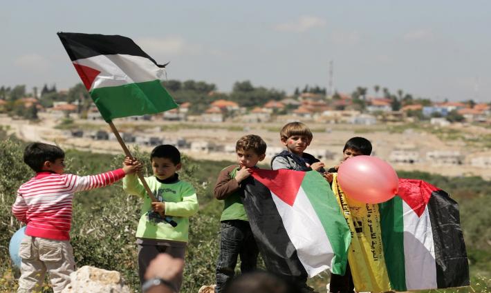 تغريدة حركة المقاطعة مدريد حول الدعاية الاسرائيلية الكاذبة لتغيير التاريخ الفلسطيني