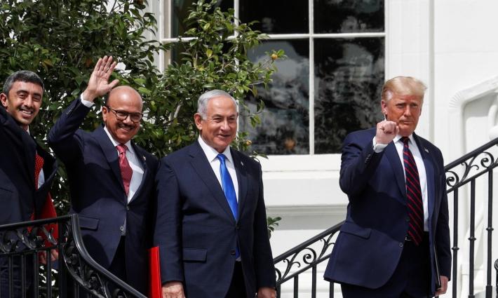 تغريدة الرابطة الإماراتية حول ذكرى توقيع اتفاقية أبراهام