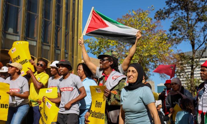 تغريدة حركة المقاطعة حول إنهاء الفصل العنصري الإسرائيلي