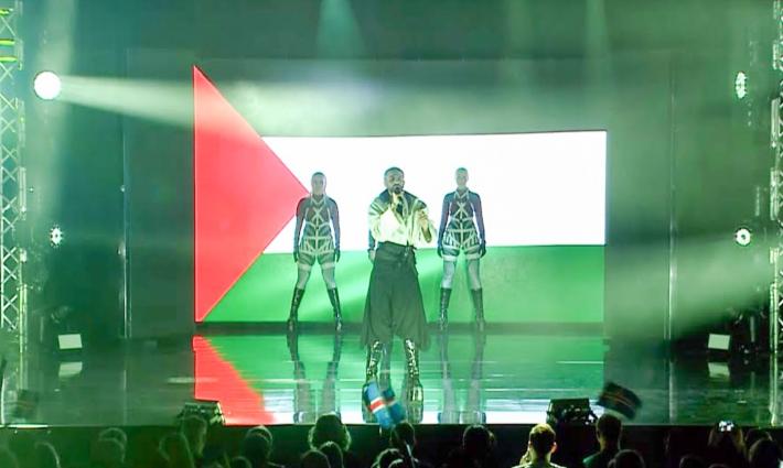 فرقة آيسلندية تتضامن مع الشعب الفلسطيني في تصفيات "يورو فيجن 2020"