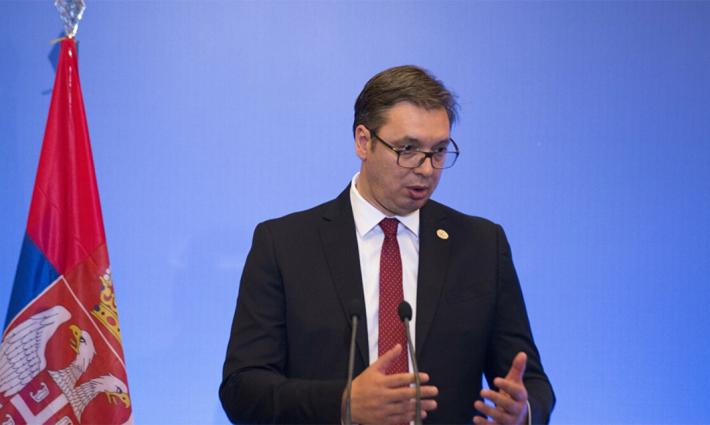 رئيس صربيا يدعم فلسطين في وجه أي خطوة إسرائيلية أحادية