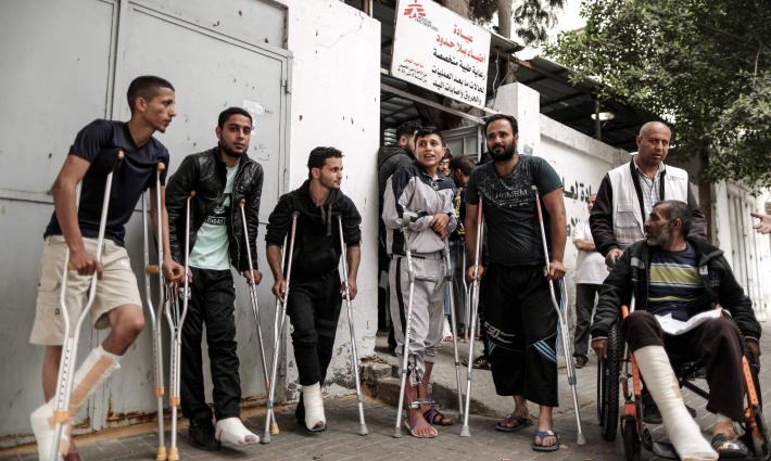 بروكسل.. حركة المقاطعة تدين ارتفاع أعداد إصابات العظام في غزة