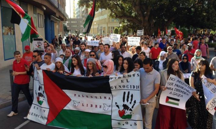 مدريد.. دعوات لتكثيف حملات التضامن مع القضية الفلسطينية