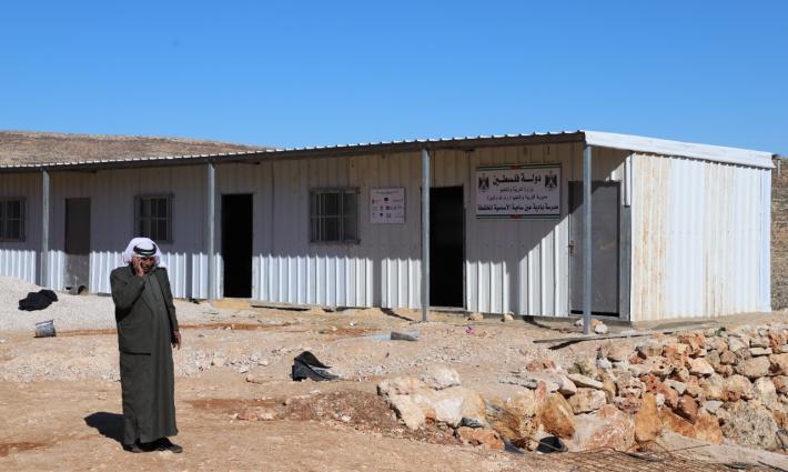 الاحتلال يقرر هدم مدرسة تجمع عين سامية مع نهاية العام