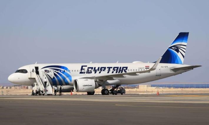 وصول أول طائرة باسم “مصر للطيران” للأراضي المحتلة