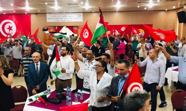 الاتحاد التونسي للشغل: سنتصدى لكل أشكال التطبيع مع الاحتلال