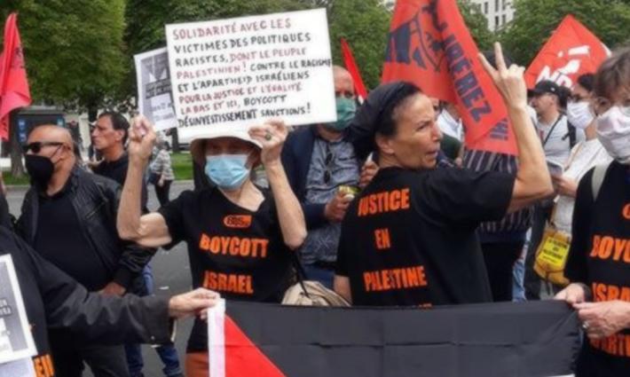 باريس.. وقفة تضامنية مع فلسطين ضد الفصل العنصري الإسرائيلي