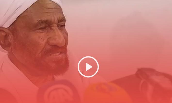 الصادق المهدي: السودانيون يرفضون التطبيع مع الاحتلال الإسرائيلي