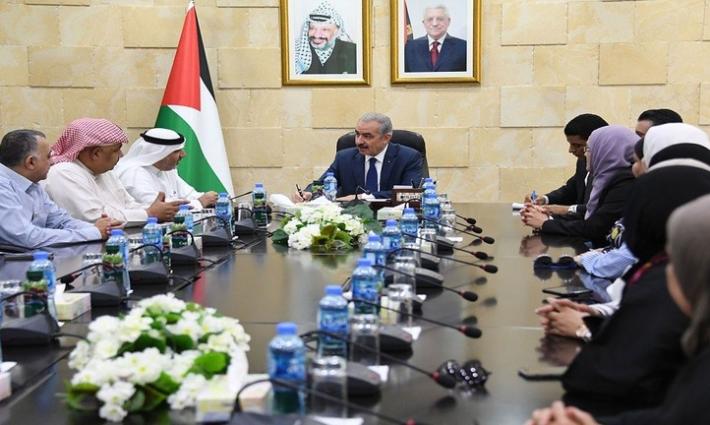 اشتية يشيد بموقف الكويت تجاه القضية الفلسطينية