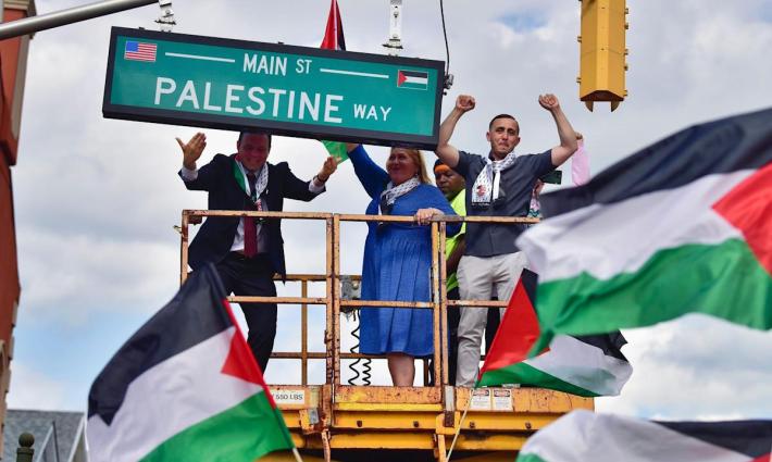 تسمية شارع رئيسي في نيوجيرسي الأميركية باسم فلسطين