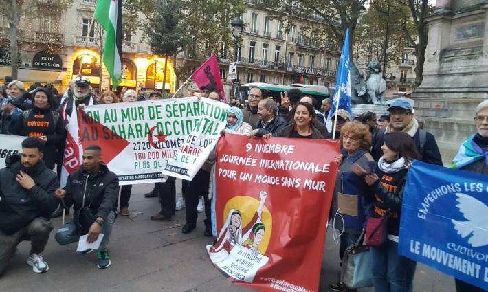 باريس..تظاهرة في يوم "عالم بلا جدران" رفضا لجدار الفصل العنصري