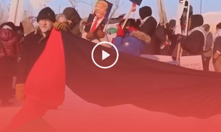 وقفة احتجاجية في مدينة وينيبيغ الكندية رفضاً لصفقة القرن