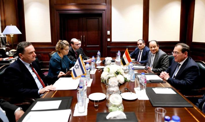 اتفاق مصري إسرائيلي على تعزيز التعاون الثنائي في مجالات الغاز ?